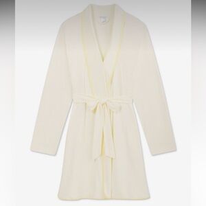 LAKE Pajamas Pima Short Robe in Sunlight (yellow)